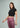 Black ribbed crop top for women, front view
