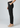 Black tailored pant, side view