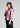 Blush lilac textured shirt top, angled side view