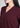 Burgundy plum textured shirt top, front close-up