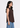 Cocoa brown sleeveless top for women, side view