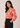 Coral floral work top, side view
