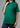 Dark green boyfriend tee, close-up