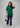 Dark green boyfriend tee, full-length view