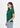 Dark green everyday top, angled front view