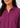 Shirt collar and placket close-up, deep raspberry top