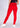 Deep red cotton legging, back view