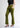 Dusk olive bootcut pants for women, angled front view