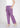 Dusty lavender wide leg trousers for women, side view