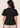 Flurr black Maison Collar Top back view