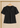 Flurr black Maison Collar Top displayed on hanger