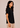 Flurr black tulip sleeves top, right side view