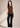 Flurr Brown Essential Cotton Top for women, front view full-length lookshot showcasing the fitted silhouette and sleeveless design
