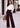 Flurr burgundy Korean wide-leg pants styled with a white shirt for an office look