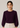 Flurr burgundy Office Crush top close-up showing fabric and design details