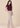 Flurr dark purple Pearl Pleat Top with flutter sleeves right side view