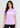 Flurr Everyday In Motion Dusty Lavender Printed Top front view on model