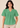 Flurr green Maison Collar Top for women front pose