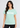Flurr In Motion Laurel Green Printed Top front view