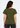 Flurr In Motion Olive Printed Top back view