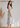 Flurr floral linen midi dress for women, right side view