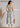 Flurr floral linen dress for women, back view