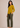 Flurr Mira asymmetric top in mustard, left side view