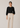 Flurr Office Crush Top in black full front view