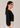 Flurr Office Crush Top in black right side view