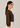 Flurr Office Crush Top in chocolate brown right side view