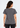 Flurr Own Your Pace Grey Printed Top back view