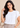 Flurr Pearl Pleat Top in white front view