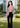 Flurr Pink Essential Cotton Top for women styled in an office-ready look, showcasing its polished and versatile design
