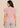 Flurr soft pink Pearl Pleat Top with flutter sleeves back view