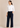 Flurr Tie Neck Top front full length view