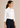 Flurr Tie Neck Top right side view