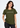 Flurr Unbound Olive Printed Top front view