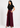 Flurr wine berry wide leg pants left side view for women’s officewear