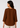 Flurr women’s chestnut brown pure linen top back view