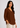 Flurr women’s chestnut brown pure linen top right side view