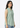 Golden olive sleeveless pintuck top, angled front view