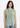 Golden olive sleeveless mandarin collar top for women