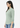 Golden olive V-neck top for women, side view