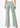 Golden olive wide leg trousers, back view