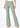 Golden olive wide leg trousers for women, front view
