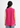 Hot pink sleeveless mandarin collar top, back view
