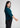 Ink blue shirt-style top for women, side view