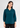 Ink blue V-neck top for women in textured fabric