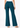 Ink blue wide leg trousers, back view