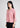 Light pink textured shirt top, angled front view